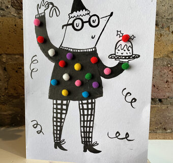 Bring some festive cheer with a homemade Christmas card