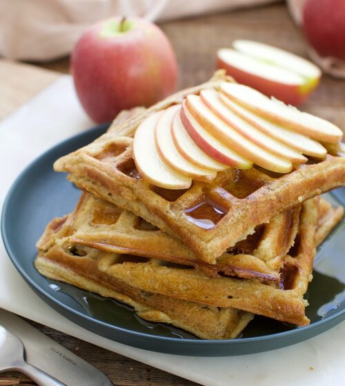 Pink Lady® apple & vanilla waffles