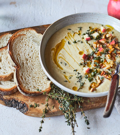 Pink Lady® apple and celeriac soup