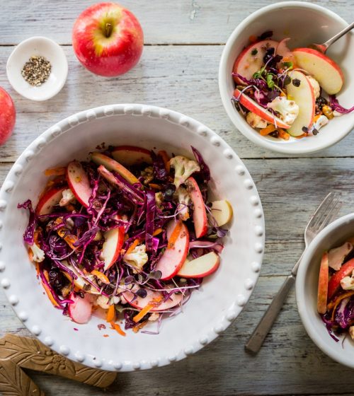 Pink Lady® Apple, Cranberry and Orange Coleslaw