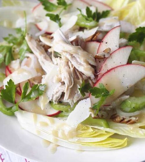 Apple, Chicory and Pecan Salad