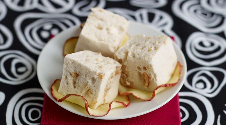 Pink lady apple pie marshmallows